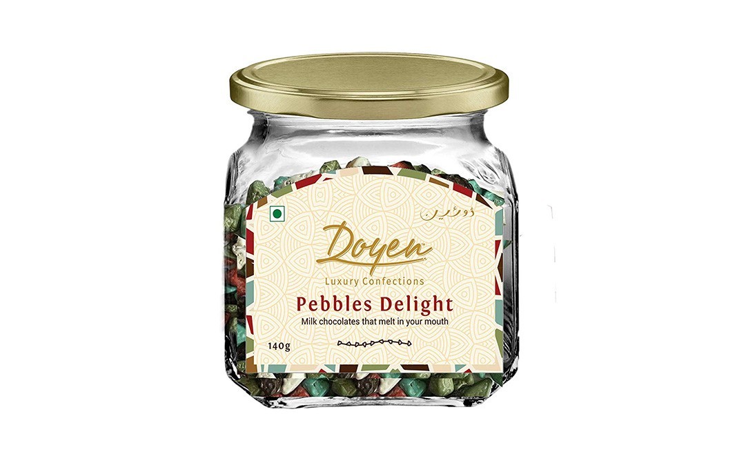 Doyen Pebbles Delight    Glass Jar  140 grams